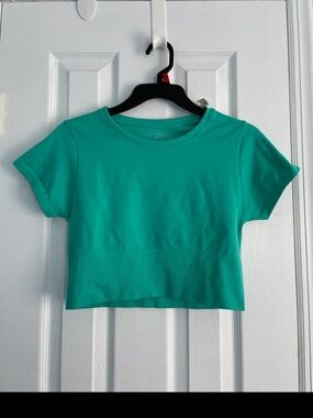 Aerie offline sidewalk seamless cropped tee NWT